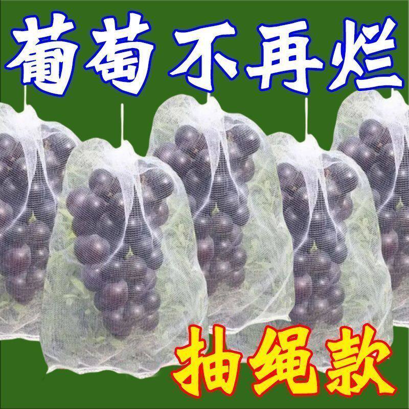 收口透气无纺布袋葡萄无花果栽培防雨防鸟防虫瓜果专用培育套袋