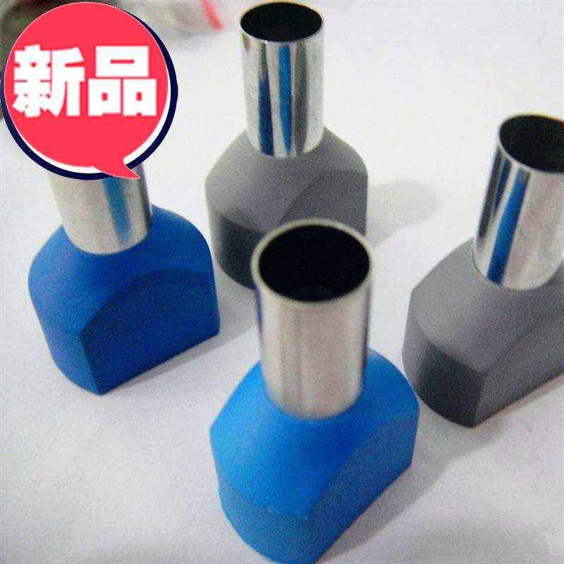 厂销te双管管式c端子t方40t12双管欧式端子 接子端线 4X平e1000只