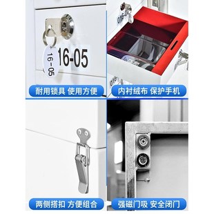 蔽定制手a机屏pbg 9630柜学校考手机场存放寄存密柜保局壁挂带锁