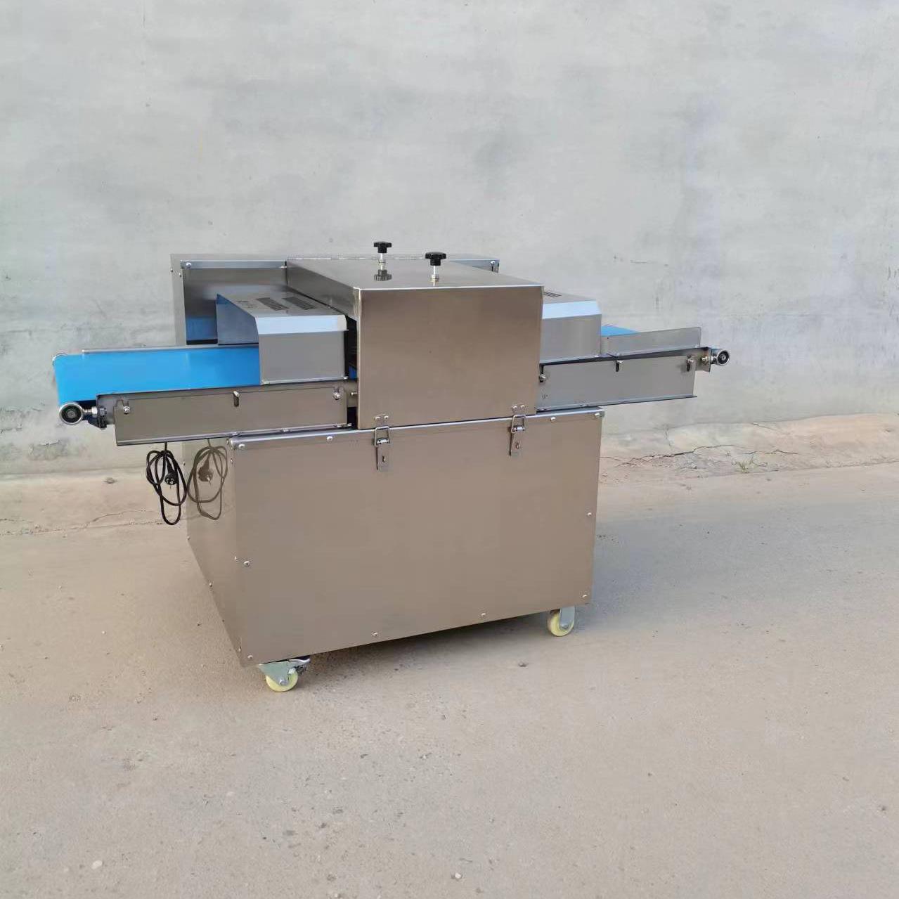 商用270型鲜肉水平开片机牛肉干切条机牛柳切制设备五花肉切肉机