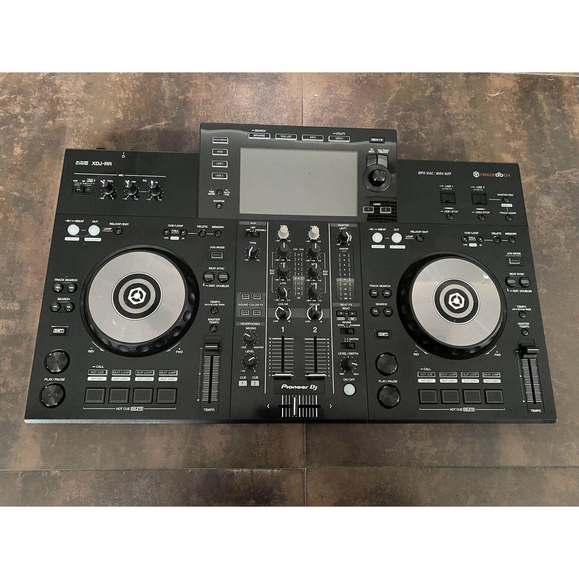 XDJRR打碟机 2通道数码dj控制器 电脑U盘一体机 包房打碟