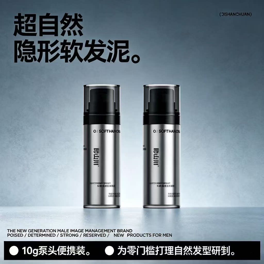 官方正品！即山川#0号蓬松软发泥图片