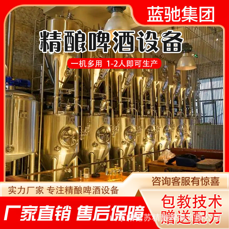500升啤酒发酵罐精酿啤酒设备 家用小型酿酒设备储罐厂家直销