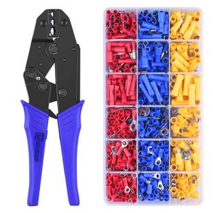 30J压线钳0.5 批发 6平方冷压预绝缘端子压线钳压接钳端子套装