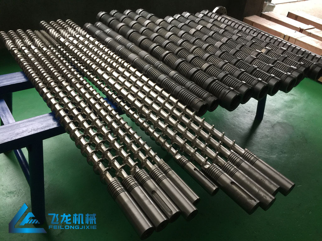 厂家供应各类优质耐磨吹膜机螺杆 吹塑机螺杆稳定挤出机