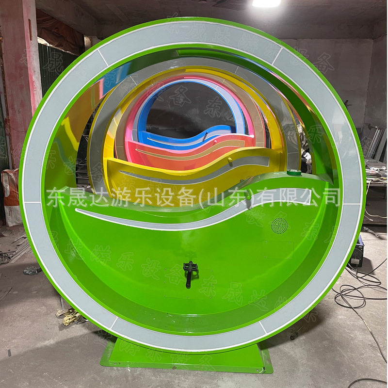 不锈钢动感发光自行车社区广场景区景点互动脚踏发光健身娱乐器材