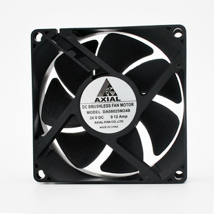 25mm工业风扇 DC12V 24V8025散热风扇80mm直流风机防水风扇80