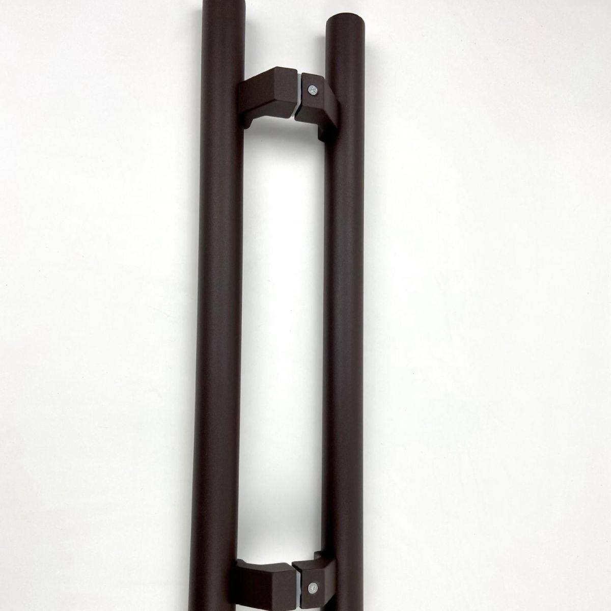 马蹄脚咖啡棕色灰深灰瓷白色拉手内六角玻璃店铺办公室KTV门拉手