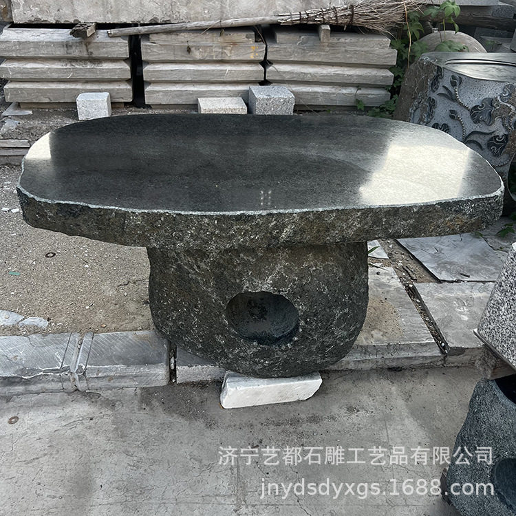 订置石桌石凳园林景区别墅庭院象棋围棋桌子防腐木座凳量大优惠