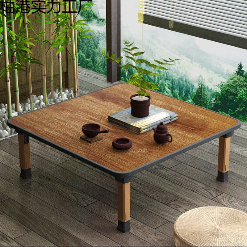 折叠桌炕桌家用地桌榻榻米飘窗折叠矮餐桌床上简易饭桌圆桌方桌厂