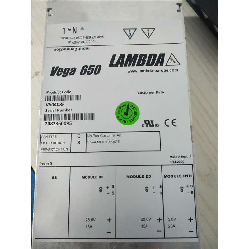 Vega 650拆机电源 V60408F 质量保证 安东帕流变仪设备专用