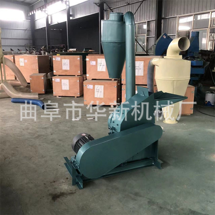 鲜玉米棒粉碎机小型秸秆粉糠机 养殖秸秆粉碎机 饲料用打糠机