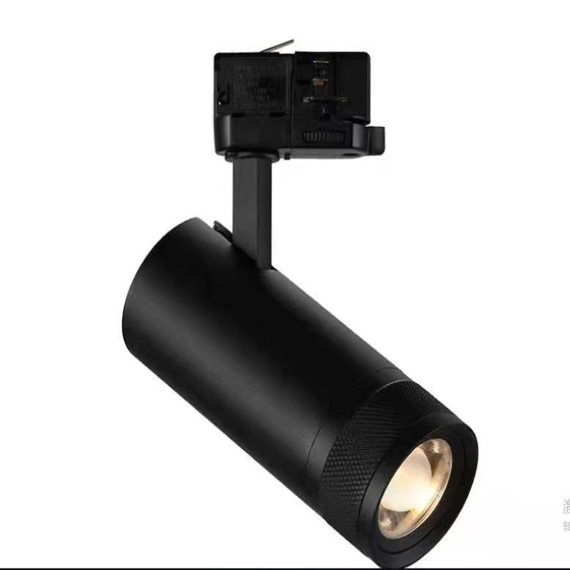LED调用铝材调焦轨道灯服装店专用射灯10-60度调焦内置DALI调光