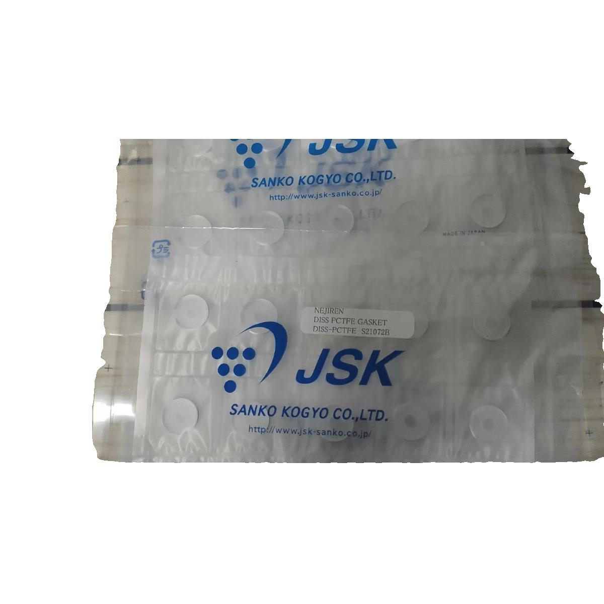 日本JSK钢瓶垫片NEJIREN-DISS PCTFE GASKET S21072B 氟垫片