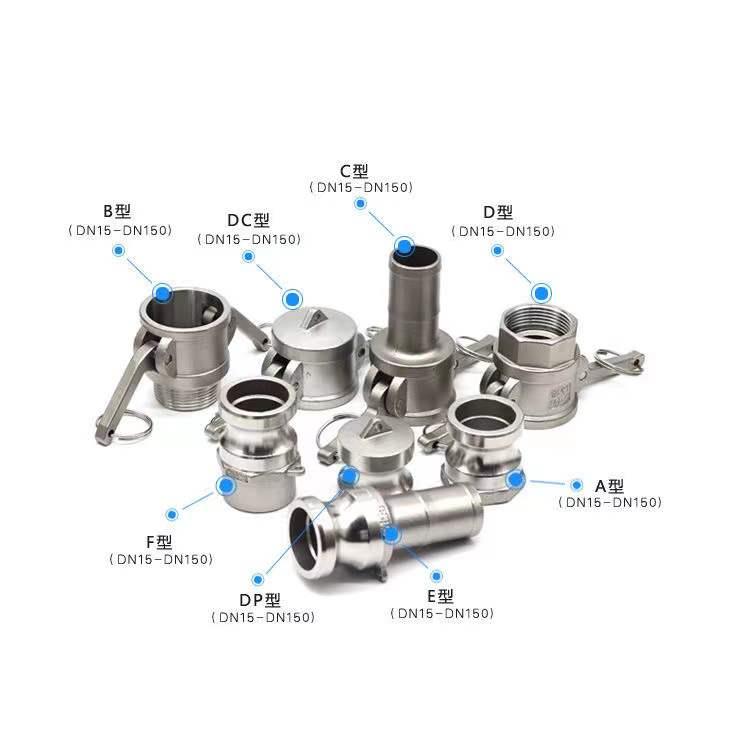 304不锈钢法兰阳端快速接头F型带法兰油罐车阳端法兰盘接头2寸3寸