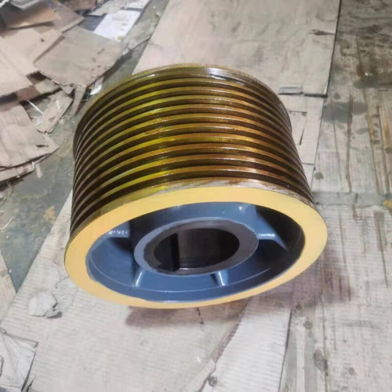 东芝CV320CV330A曳引机轮330*3/4/5/6/7/8/9/10/11主机曳引轮配件