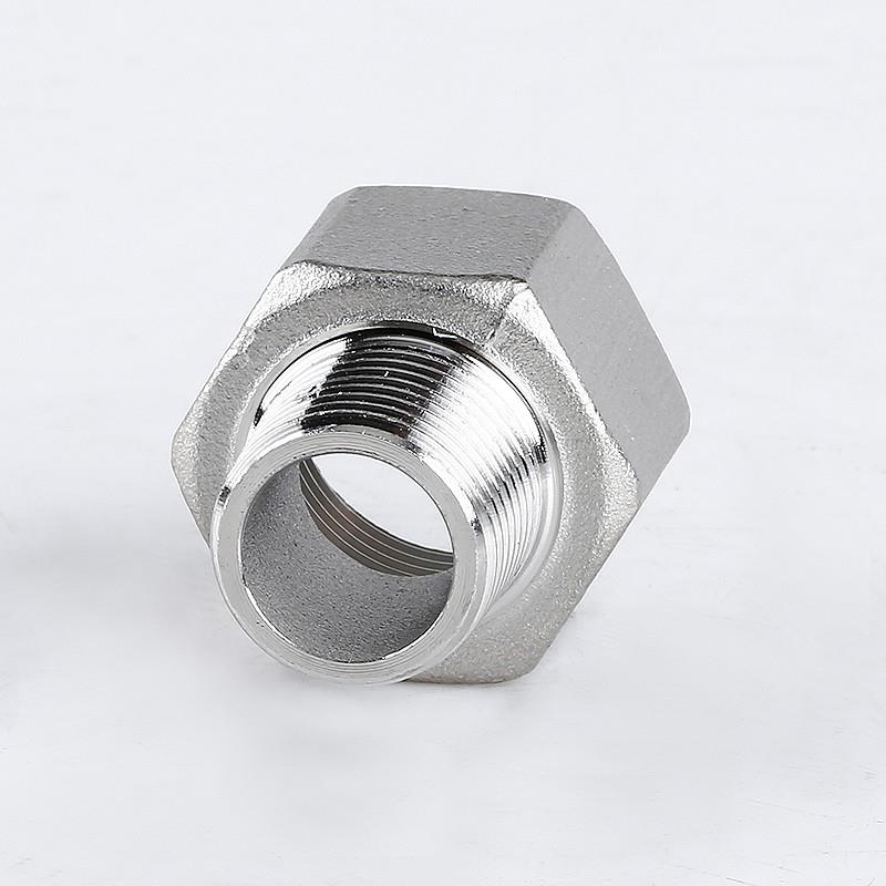 内外丝大小头304不锈钢变径内牙转外牙接头六角螺纹异径管箍直接