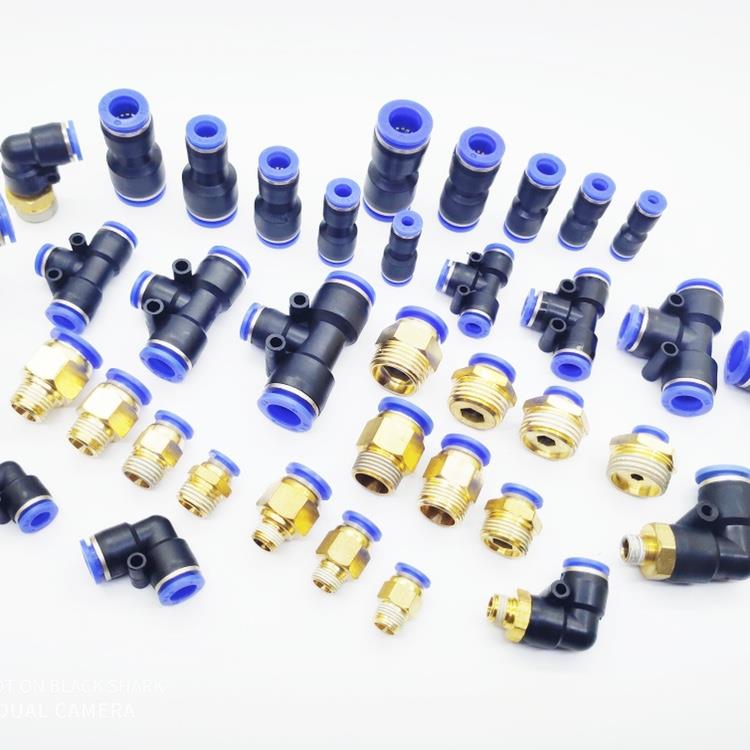 AKS艾克斯气动快速接头内螺纹直通气管快插PCF6-01/8-02/10/12/16