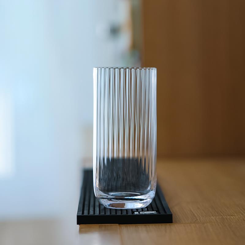 INF03 CRISON条纹酒杯水晶玻璃果汁杯日式长饮鸡尾酒杯柯林海波杯