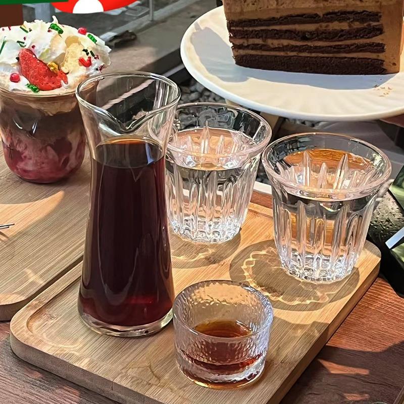 手冲咖啡杯套装小容量迷你单品咖啡分享杯品鉴杯玻璃杯高颜值