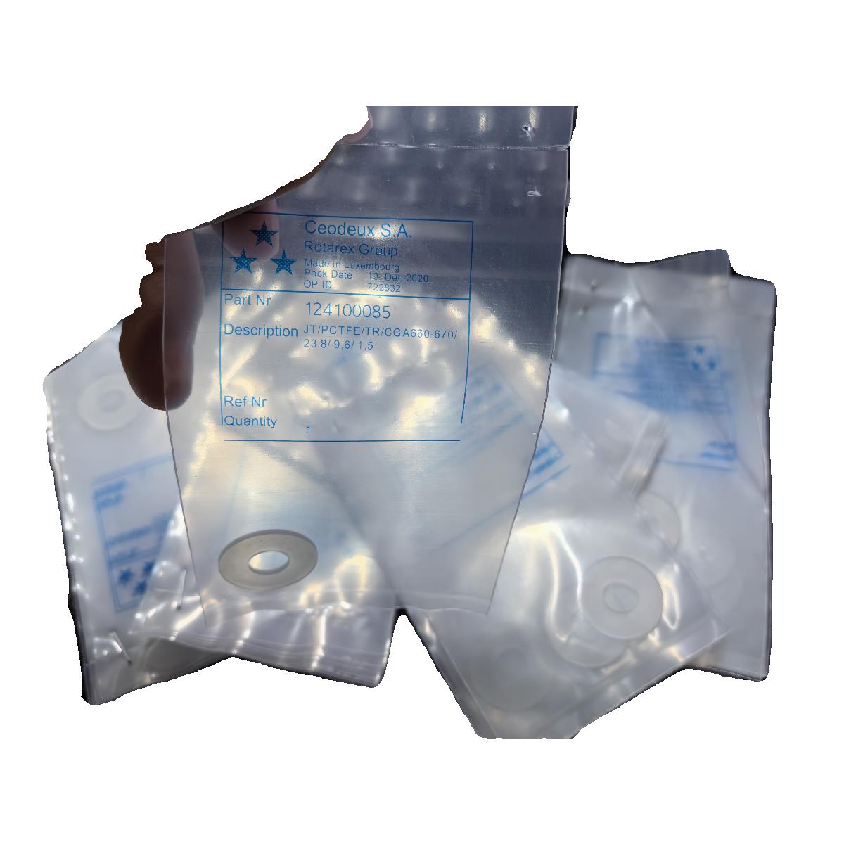 法国罗达莱克斯rotarex氟垫圈钢瓶124100085DISS垫片CGA660-670