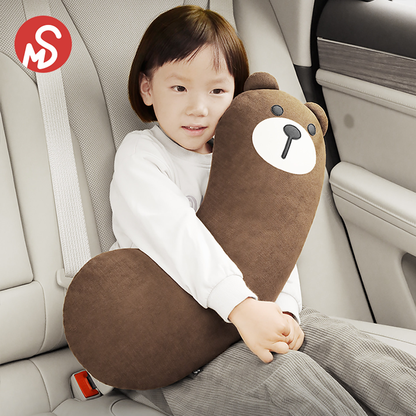 汽车儿童睡枕车载睡觉神器车内后座安全带护肩套后排靠抱枕防勒脖