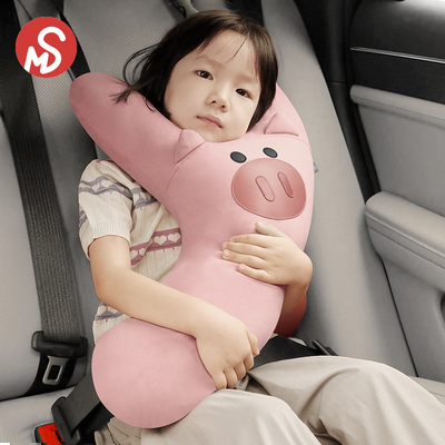 儿童车上睡觉神器2025新款汽车抱枕车内护颈靠枕后排安全带防勒脖