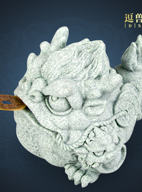 茶桌金蟾日进斗金办公室三蟾茶宠居家足金摆件精品茶道青砂石招财