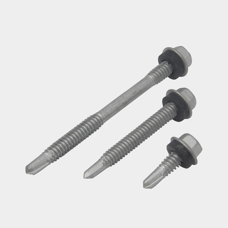 镀达克罗燕尾钉加硬碳钢外六角钻尾螺丝m5.5*19 25 38 50 75 10