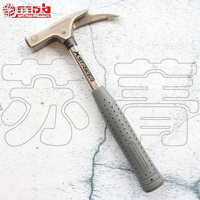 韵美达德国MOB PEDDINGHAUS 木工独角锤 锤头带磁性拔钉器 橡胶握柄600g 垫垫