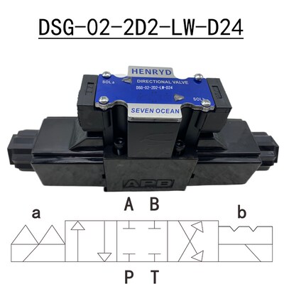 液压电磁换向阀DSG-02-3C2-DL LW 3C4 3C6 2B2电磁阀D24V A220 01