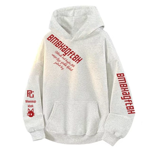 外套 多巴胺宽松爆款 纯棉重磅420G银狐绒美式 复古连帽卫衣女秋冬款