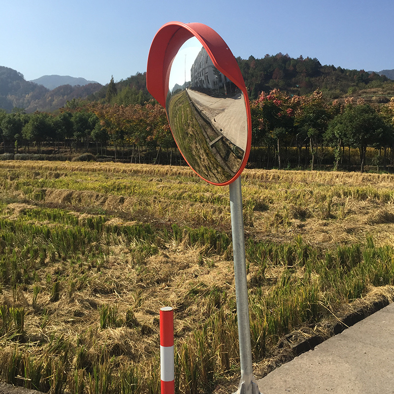 交通标志牌立杆镀锌钢管太阳能爆闪灯立柱道路广角镜杆子标志牌杆