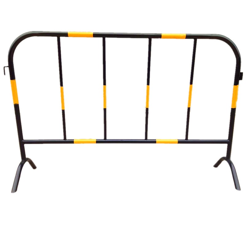 黄黑铁马市政安全移动护栏隔离栏道路施工隔离围栏镀锌管临时围挡