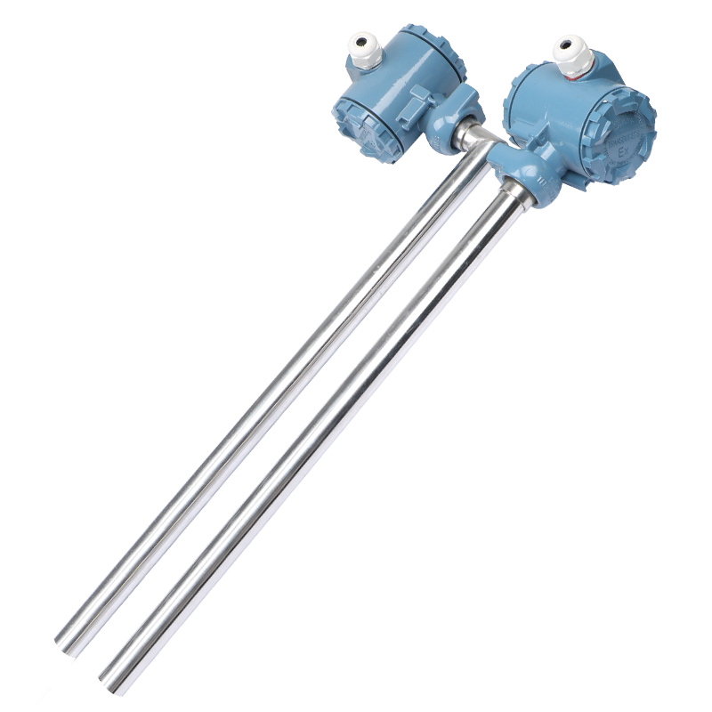 磁翻板远传变送器磁性浮子液位计液位传感器4-20mA 24VDC捆绑式