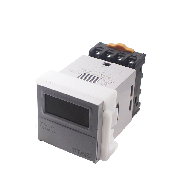 卓一电子式数显时间继电器ZYS48-2Z通电延时断电24 220V DH48S-2Z