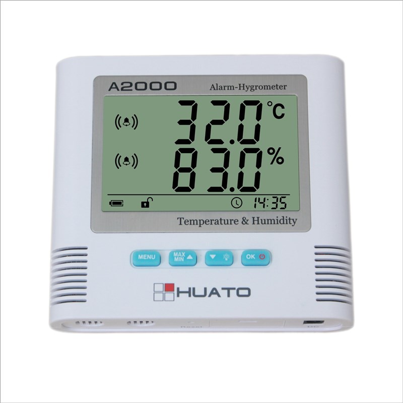 热卖HUATO华i图数字工业A2000-EB实验室档案馆等电子温湿度计