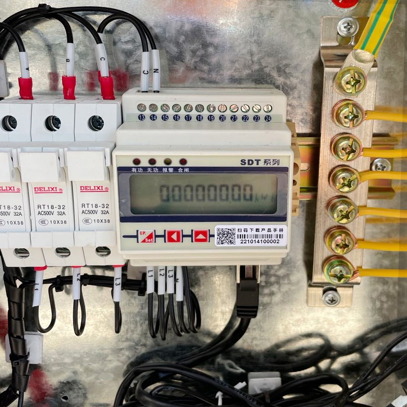 免拆线安装/三相导轨多功能电能表/SDT640-SP/RS485/DL/T645/电表