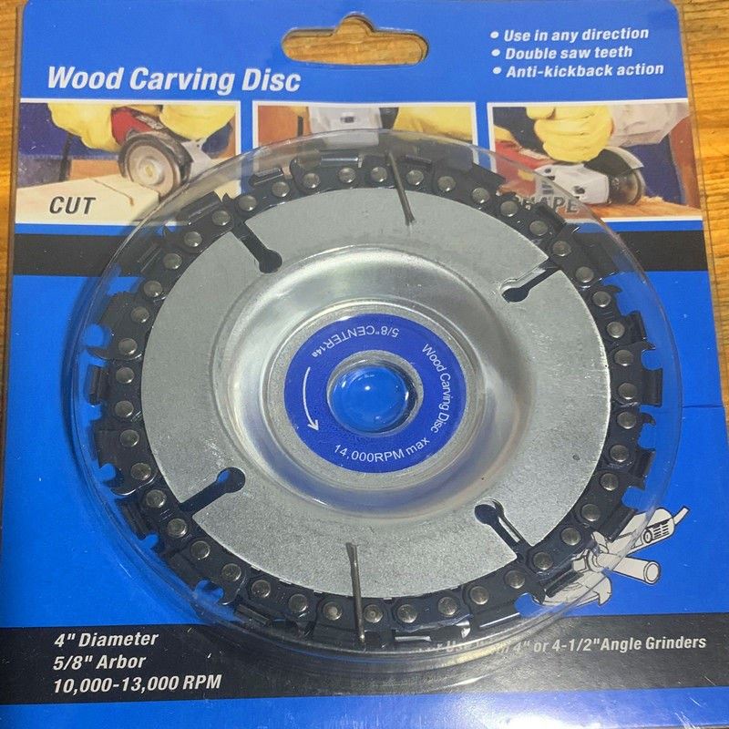 角磨机链条锯片木工链盘茶台雕刻4寸5寸9寸开槽切割片角磨机配件