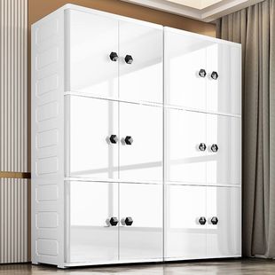 收纳柜特大号加厚双开门简易衣柜儿童宝宝家用卧室抽屉式 置物柜