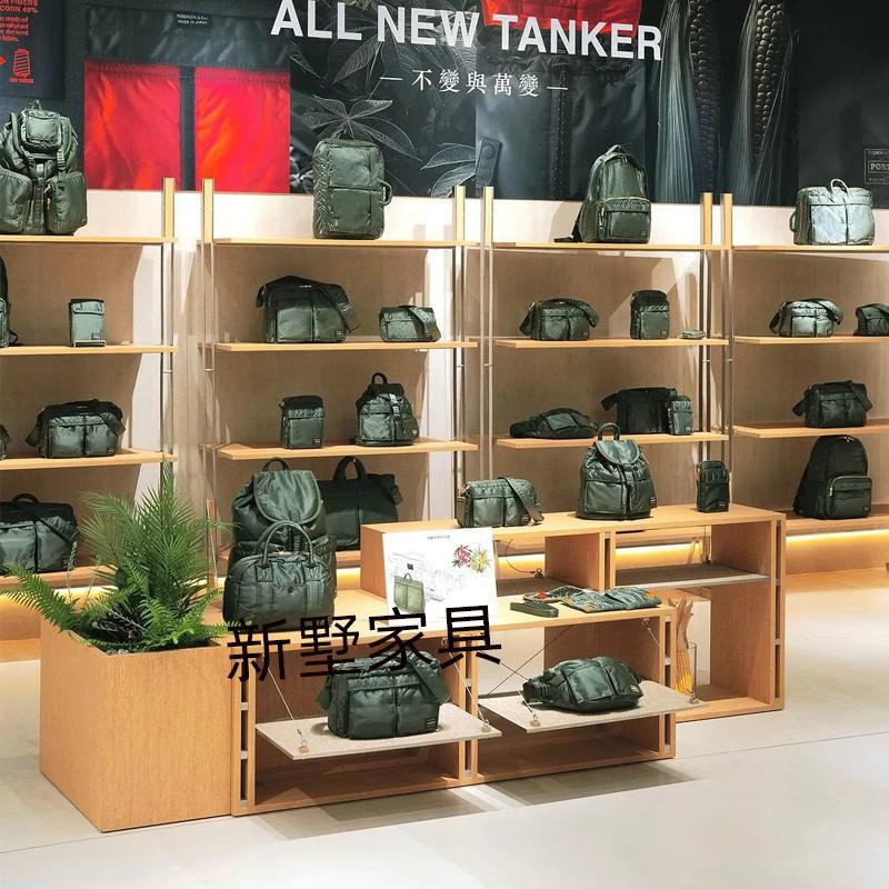 简约桦木海洋板多层服装展示柜