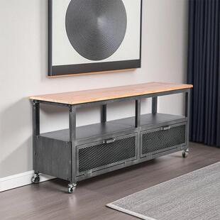 铁艺轻奢储物柜收纳柜卧室客厅可移动边柜家用置物柜民宿酒吧铁柜