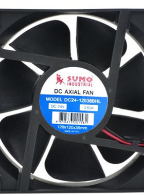 SUMO DC24-12038BHL 24V 0.60A 120*120*38MM