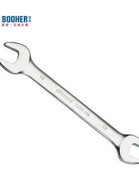 宝合(BOOHER)铬钒钢全抛光双开口扳手6x7MMBH2235107