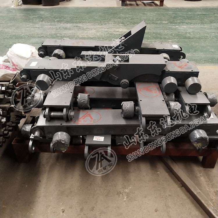 罐笼井口销齿式推车机短距离推拉矿车矿山副井操车系统