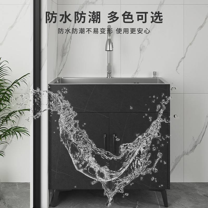 洗一简易整橱柜不锈双落碗池菜房洗钢体40586盆用具体柜单水槽厨