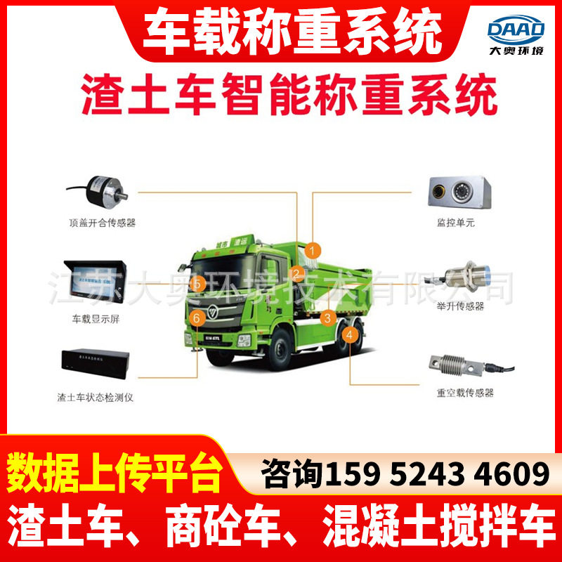 渣土自卸车智能称重超载报警