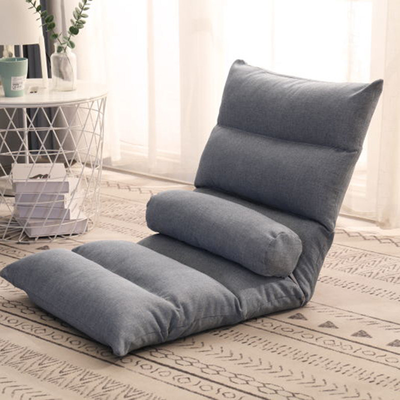 懒人沙发可躺可睡榻榻米折叠单人床上椅子靠背阳台休闲卧室小韶意