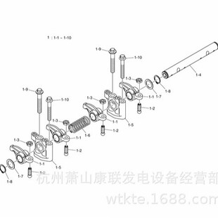 89CM1075六角法兰螺栓L136T斗山