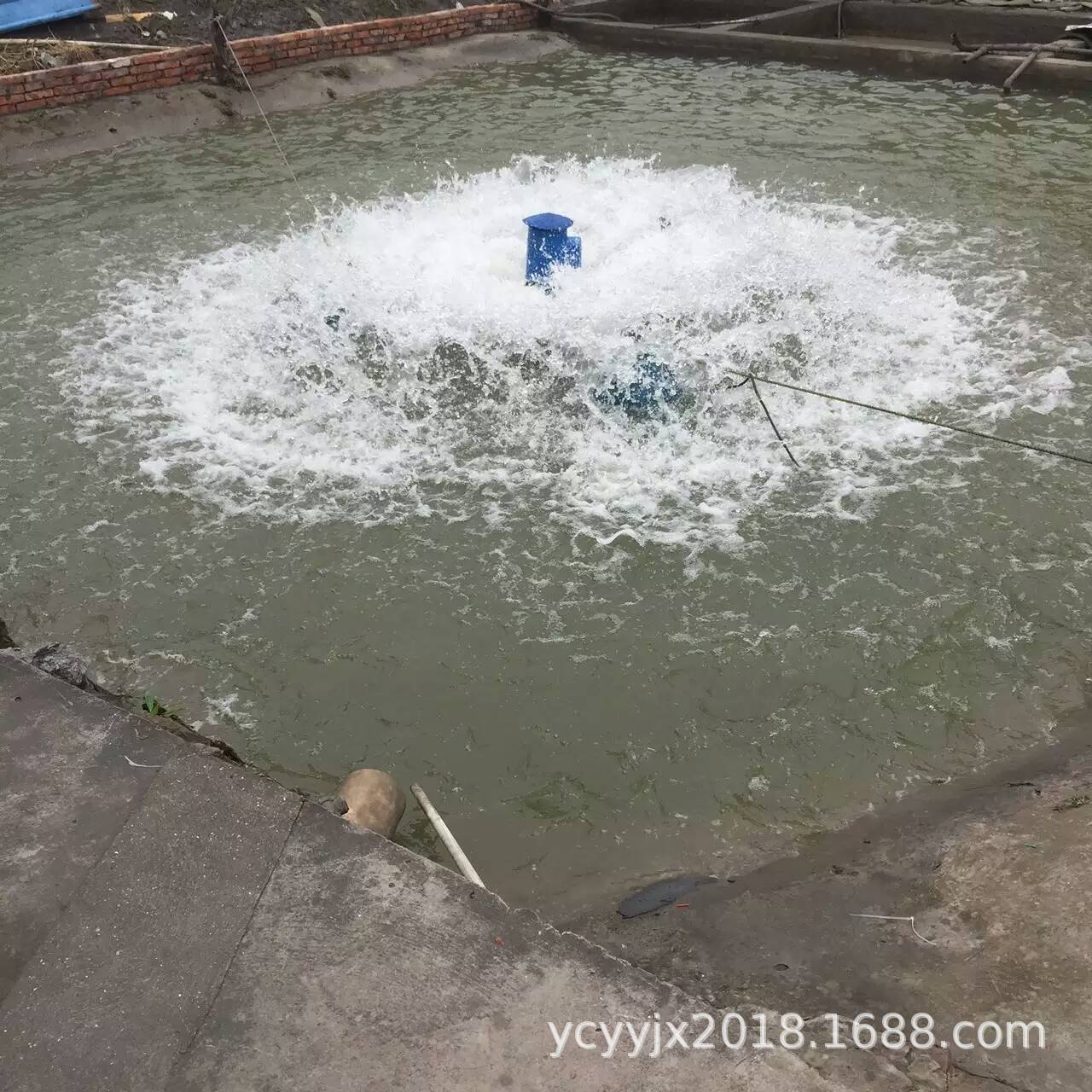 建超单相三相鱼塘叶轮式增氧机增氧泵虾塘造氧机